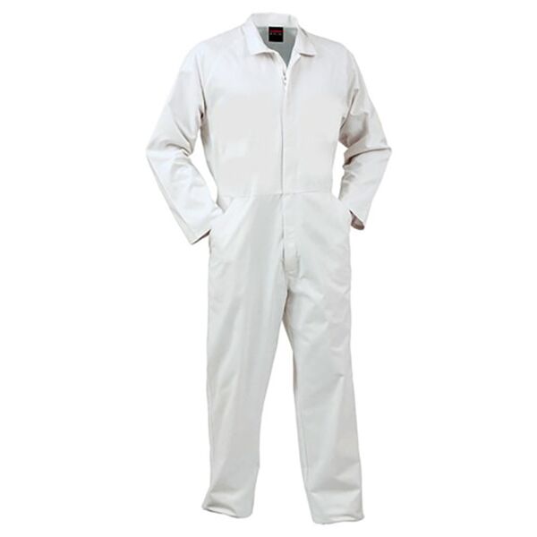 Overall Workzone Lightweight Polycotton Food Industry Zip White Thumbnail
