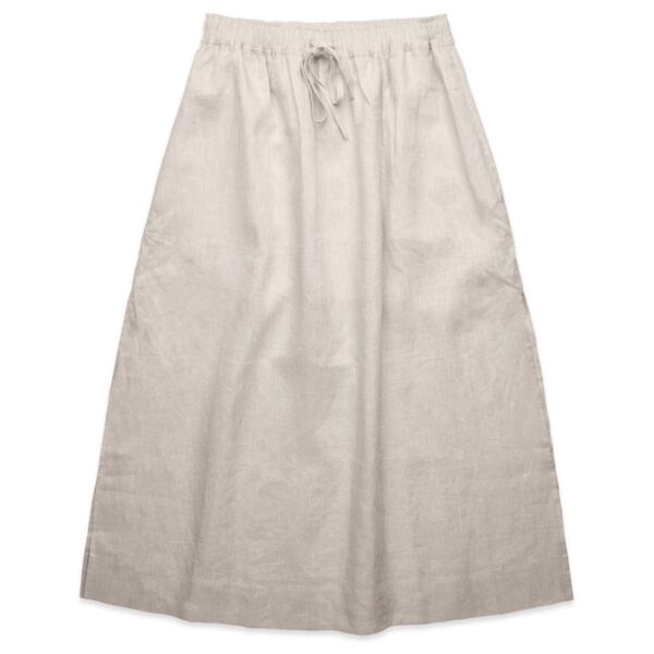 Womens Linen Skirt Thumbnail