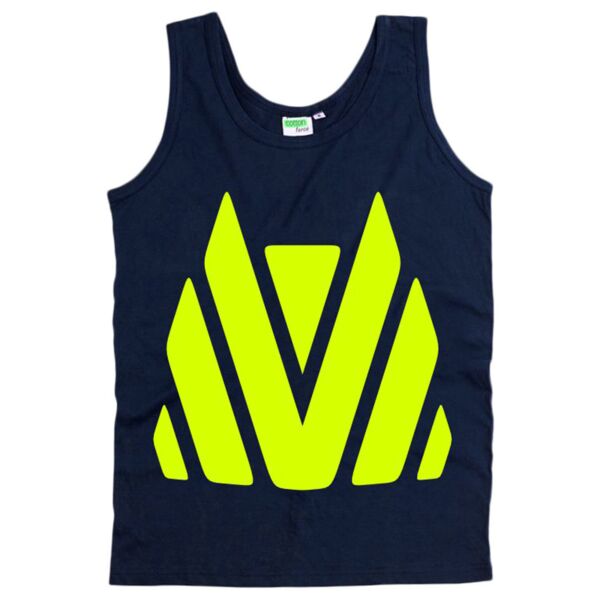 CHEVRON PRINT Classic Kiwi Adults Singlet Thumbnail