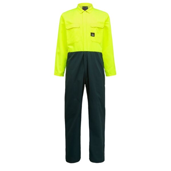 DAY ONLY POLYCOTTON HI-VIS ZIP OVERALL Thumbnail
