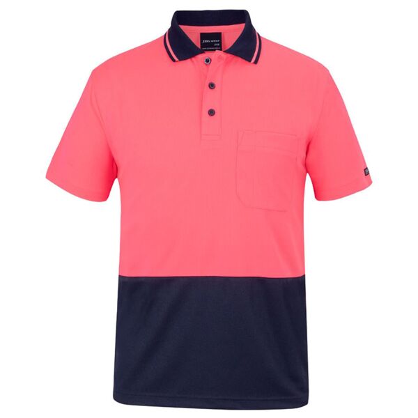 JB's Hi Vis Non Cuff Traditional Polo Thumbnail