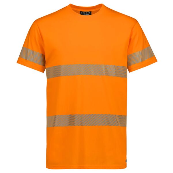 Mens Hi Vis Segmented Tape Cotton Tee Thumbnail