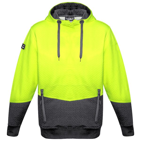 Unisex Hi Vis Textured Jacquard Hoodie Thumbnail