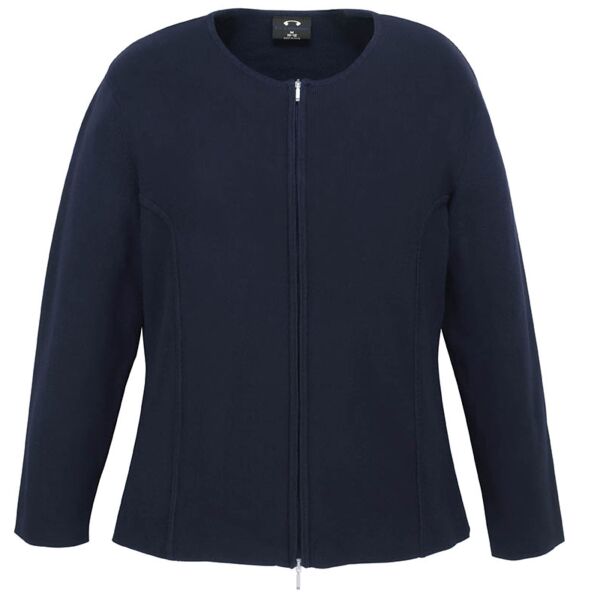 Ladies 2-Way Zip Cardigan Thumbnail